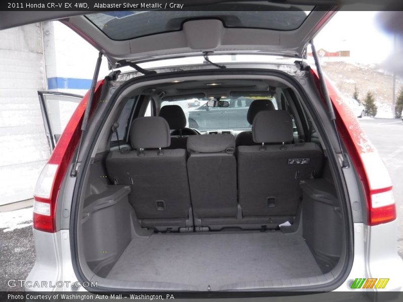 Alabaster Silver Metallic / Gray 2011 Honda CR-V EX 4WD