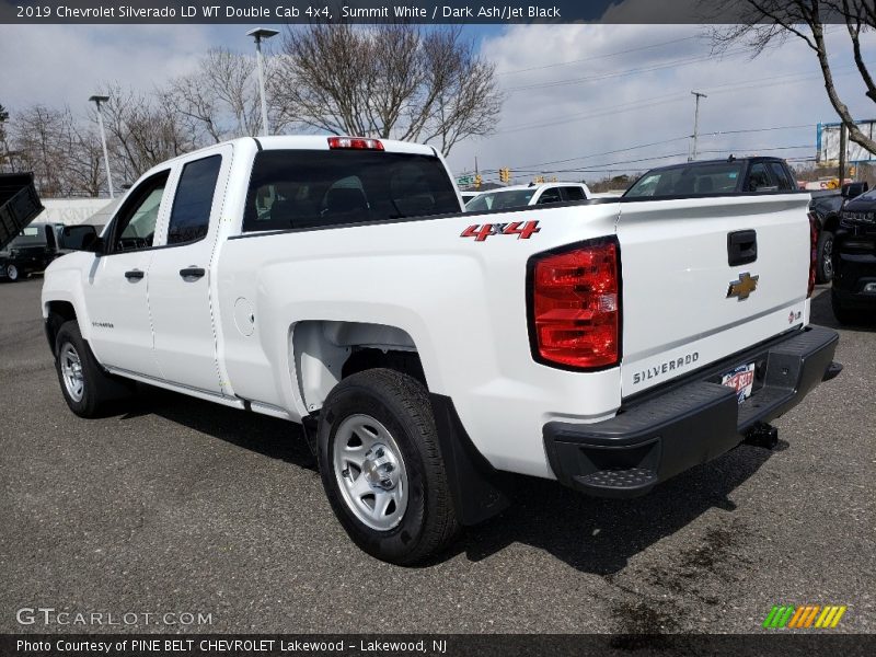 Summit White / Dark Ash/Jet Black 2019 Chevrolet Silverado LD WT Double Cab 4x4