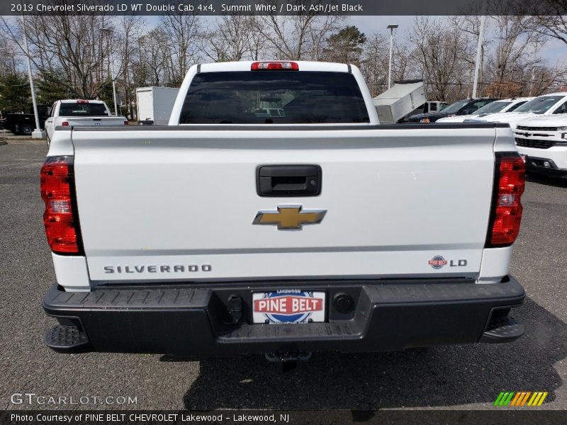 Summit White / Dark Ash/Jet Black 2019 Chevrolet Silverado LD WT Double Cab 4x4