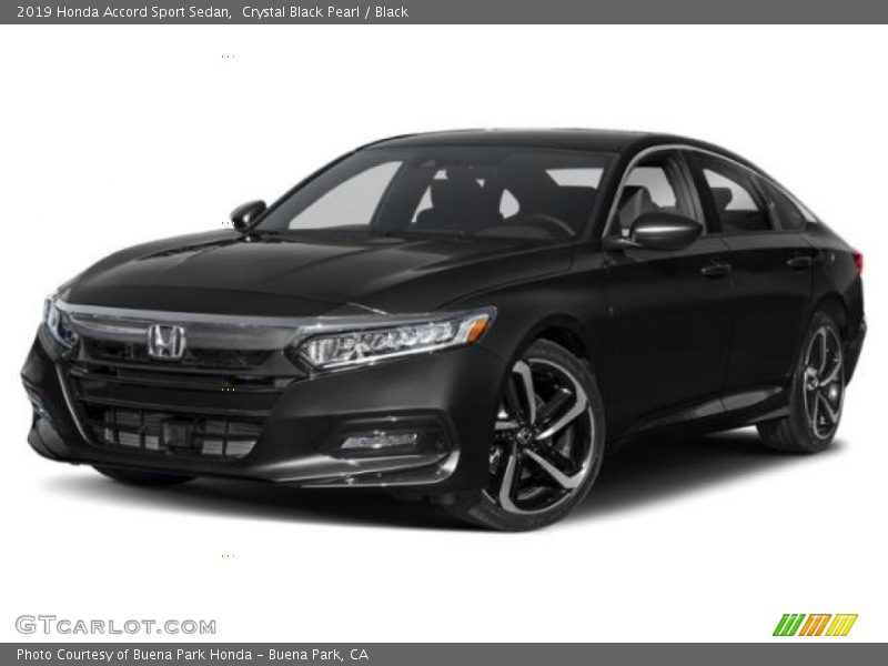 Crystal Black Pearl / Black 2019 Honda Accord Sport Sedan