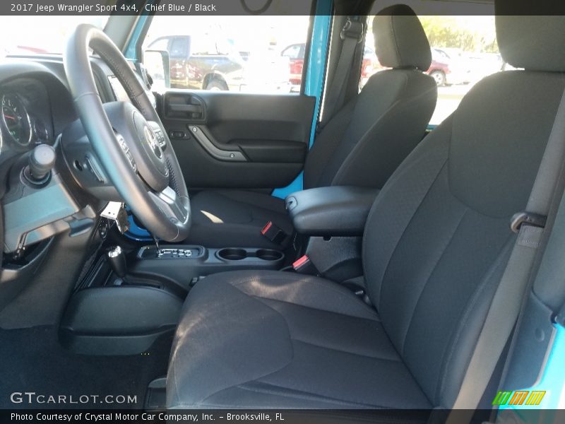 Chief Blue / Black 2017 Jeep Wrangler Sport 4x4