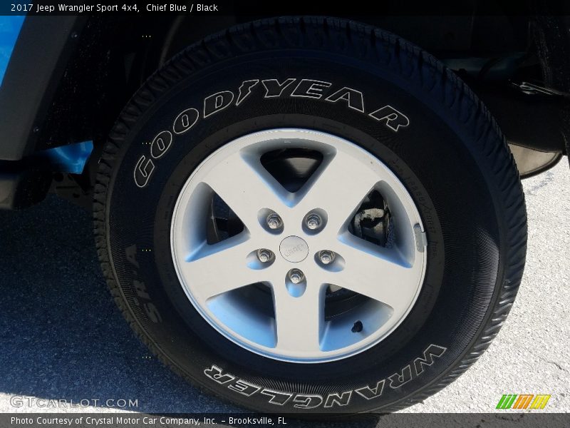 Chief Blue / Black 2017 Jeep Wrangler Sport 4x4