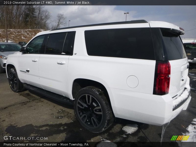 Summit White / Jet Black 2019 Chevrolet Suburban LT 4WD