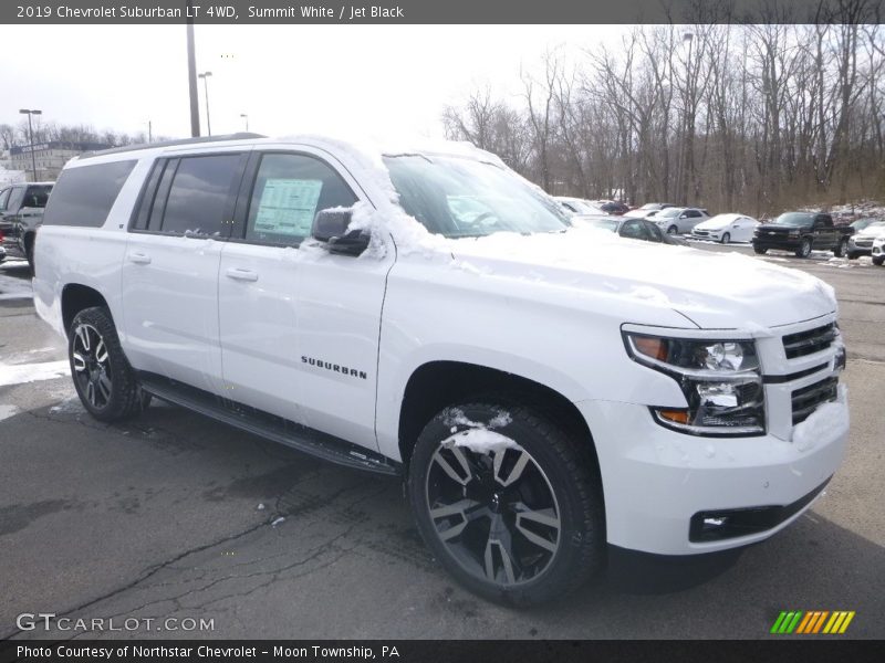 Summit White / Jet Black 2019 Chevrolet Suburban LT 4WD