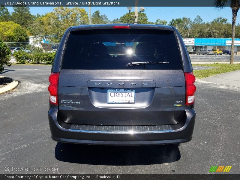 Granite / Black/Light Graystone 2017 Dodge Grand Caravan SXT