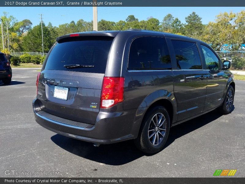 Granite / Black/Light Graystone 2017 Dodge Grand Caravan SXT
