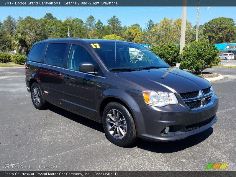 Granite / Black/Light Graystone 2017 Dodge Grand Caravan SXT
