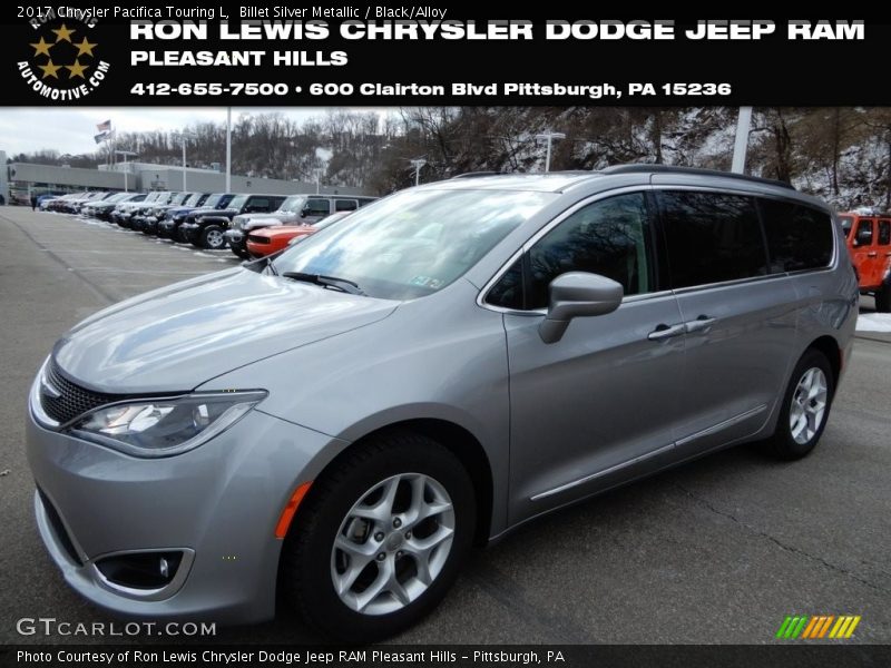 Billet Silver Metallic / Black/Alloy 2017 Chrysler Pacifica Touring L