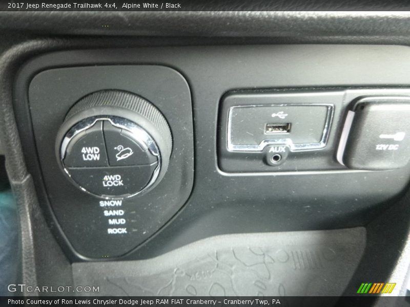 Alpine White / Black 2017 Jeep Renegade Trailhawk 4x4