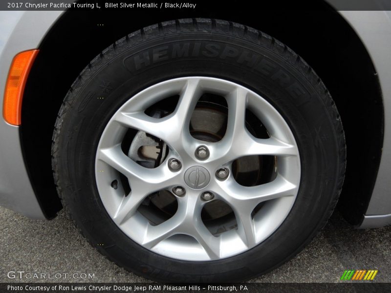 Billet Silver Metallic / Black/Alloy 2017 Chrysler Pacifica Touring L