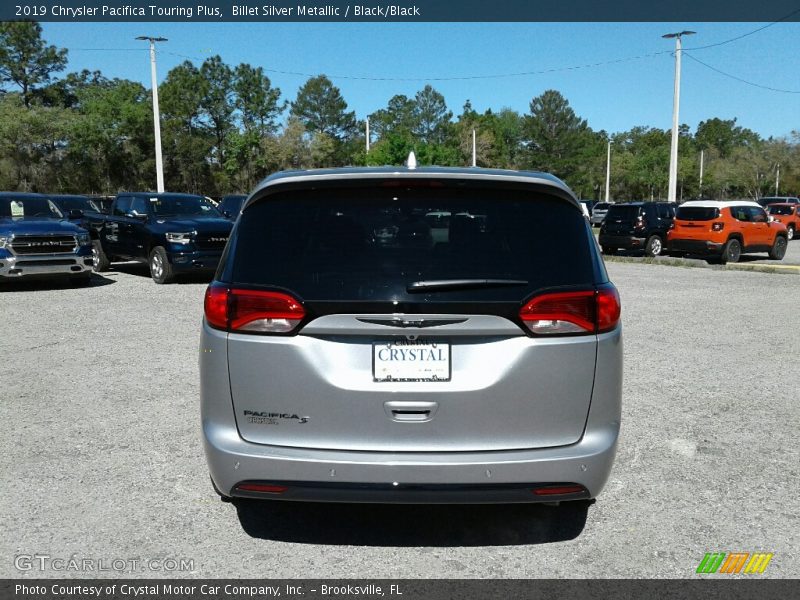Billet Silver Metallic / Black/Black 2019 Chrysler Pacifica Touring Plus
