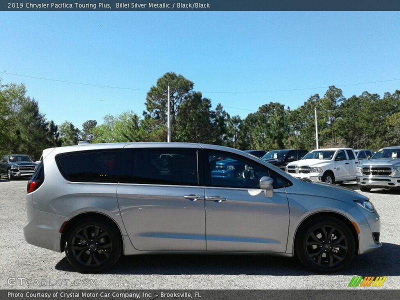 Billet Silver Metallic / Black/Black 2019 Chrysler Pacifica Touring Plus