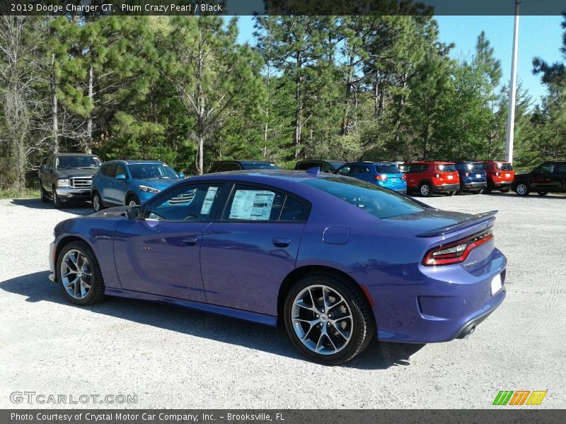 Plum Crazy Pearl / Black 2019 Dodge Charger GT