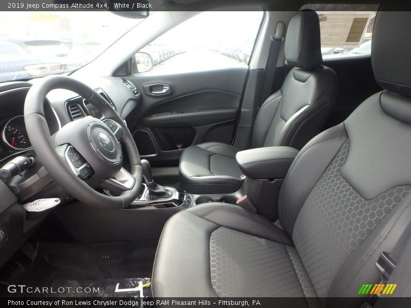 White / Black 2019 Jeep Compass Altitude 4x4
