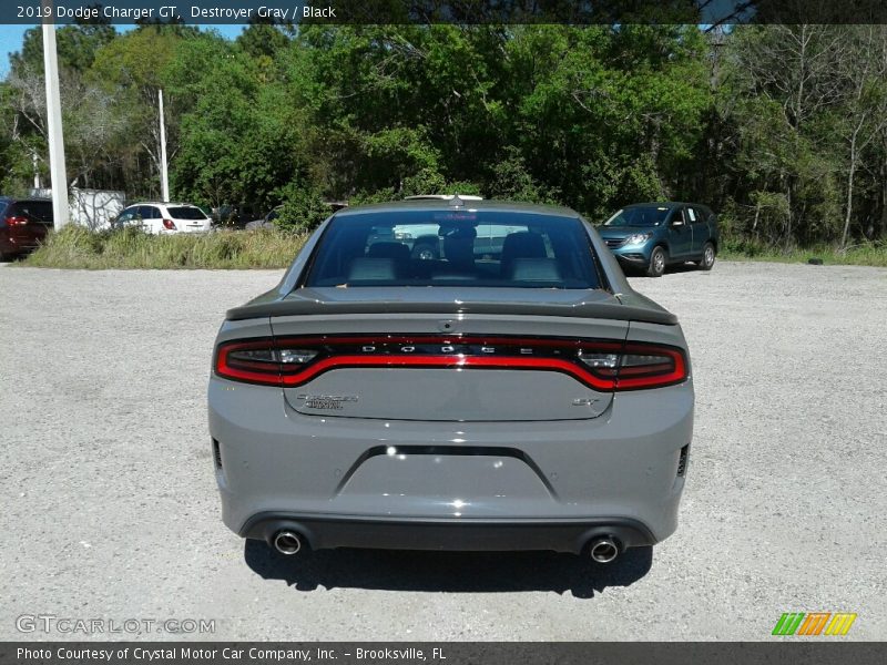 Destroyer Gray / Black 2019 Dodge Charger GT
