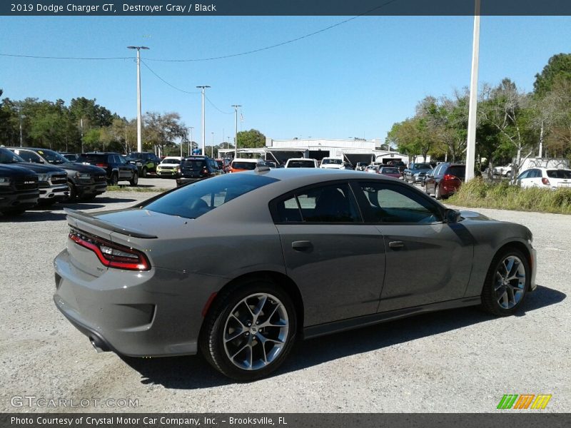 Destroyer Gray / Black 2019 Dodge Charger GT