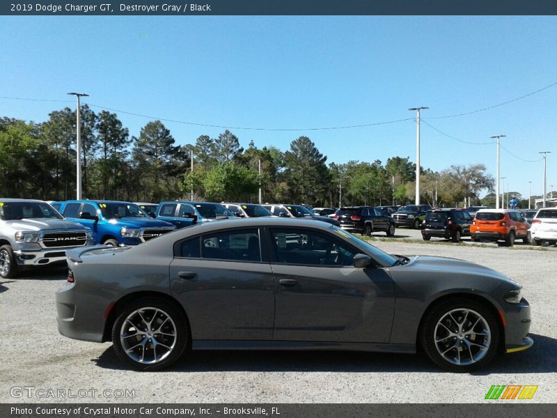 Destroyer Gray / Black 2019 Dodge Charger GT