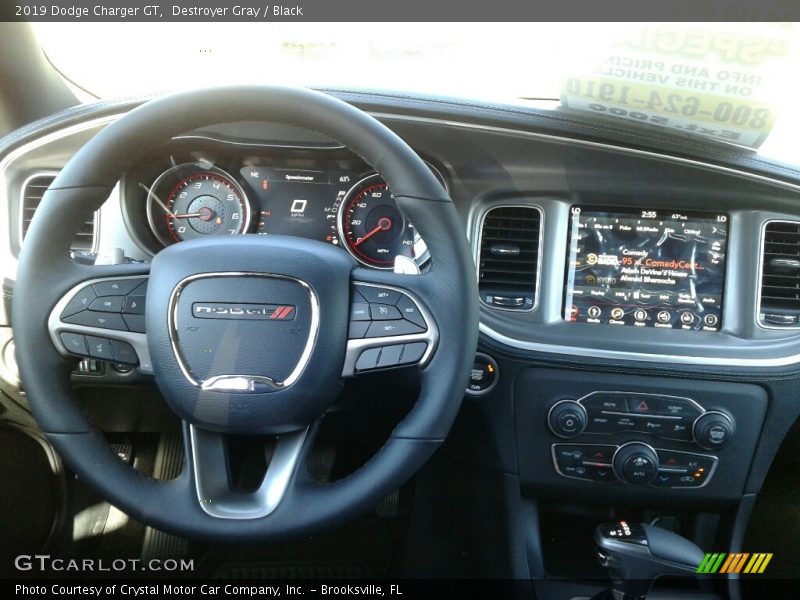 Destroyer Gray / Black 2019 Dodge Charger GT