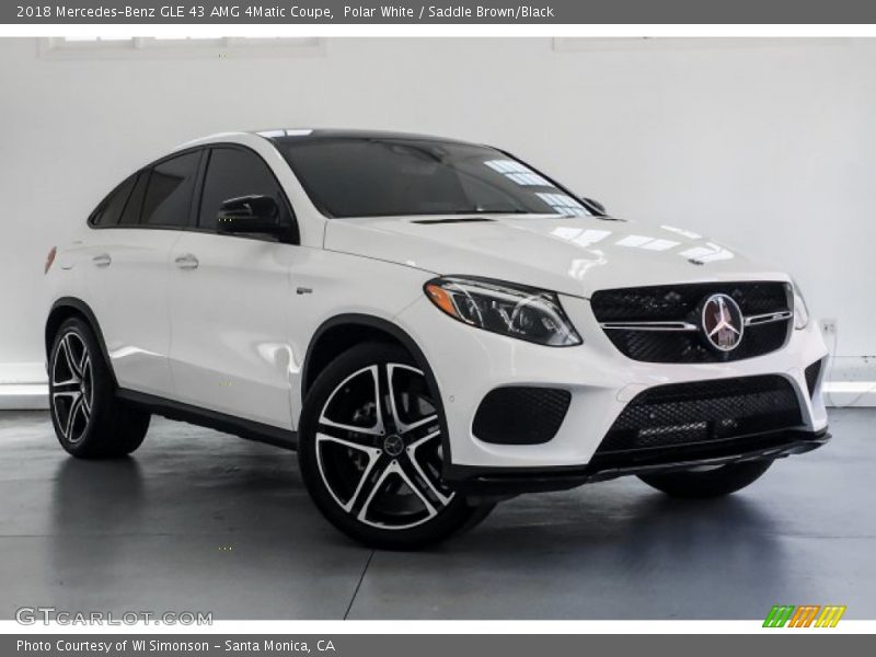 Polar White / Saddle Brown/Black 2018 Mercedes-Benz GLE 43 AMG 4Matic Coupe