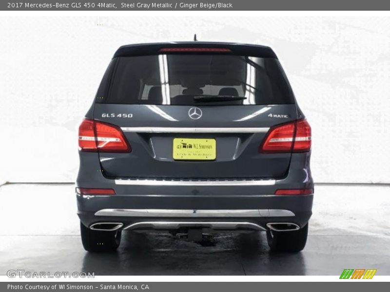 Steel Gray Metallic / Ginger Beige/Black 2017 Mercedes-Benz GLS 450 4Matic