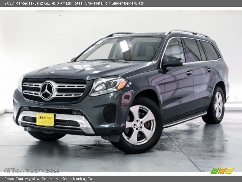 Steel Gray Metallic / Ginger Beige/Black 2017 Mercedes-Benz GLS 450 4Matic