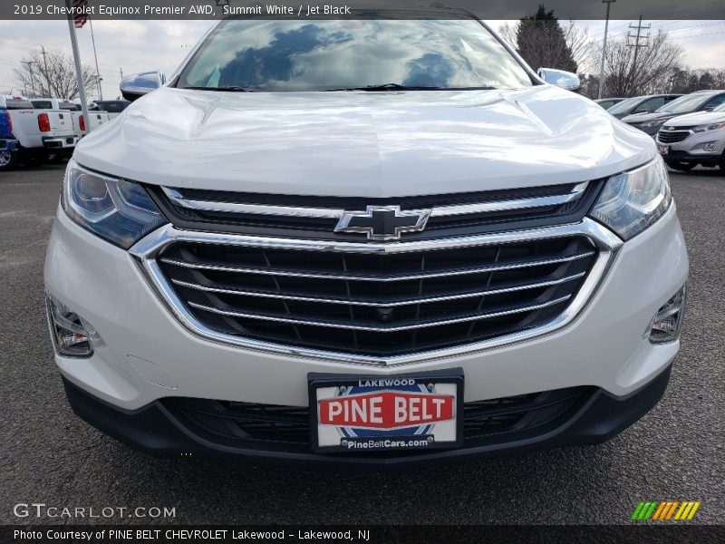 Summit White / Jet Black 2019 Chevrolet Equinox Premier AWD