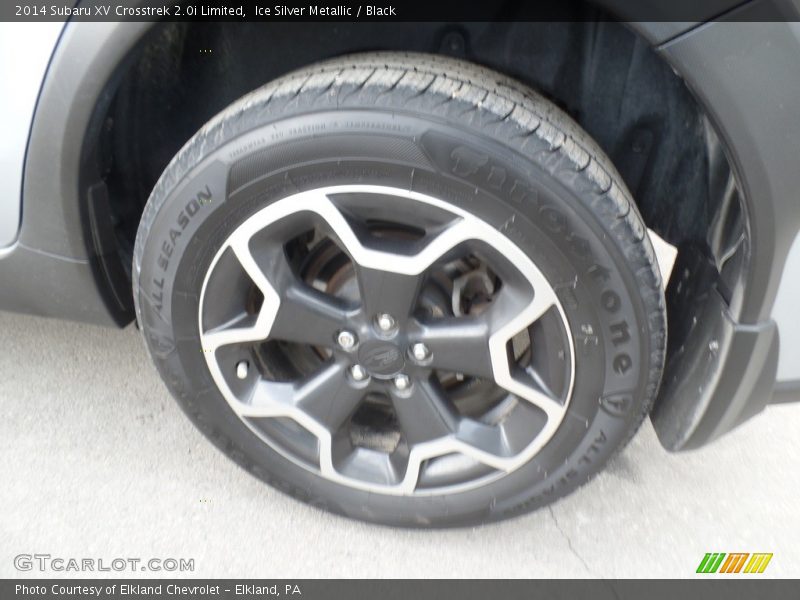 Ice Silver Metallic / Black 2014 Subaru XV Crosstrek 2.0i Limited