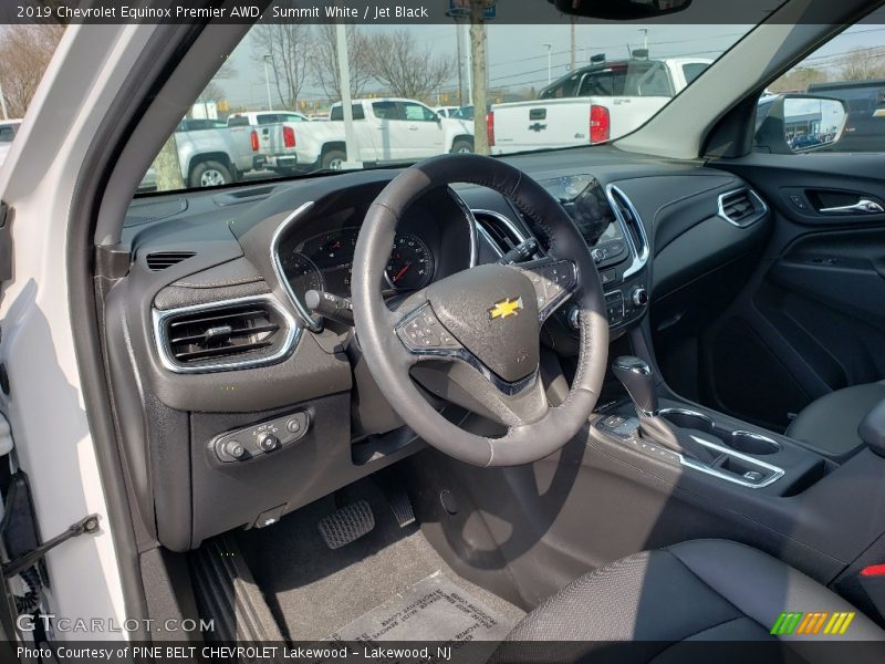 Summit White / Jet Black 2019 Chevrolet Equinox Premier AWD