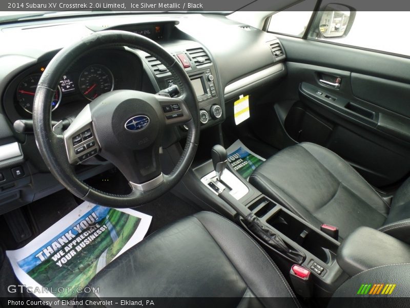 Ice Silver Metallic / Black 2014 Subaru XV Crosstrek 2.0i Limited