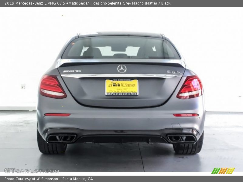 designo Selenite Grey Magno (Matte) / Black 2019 Mercedes-Benz E AMG 63 S 4Matic Sedan