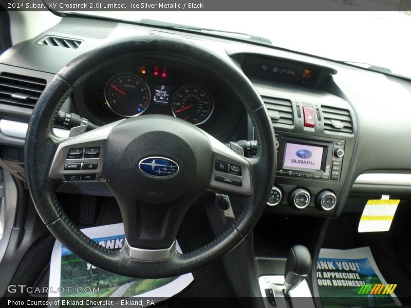 Ice Silver Metallic / Black 2014 Subaru XV Crosstrek 2.0i Limited