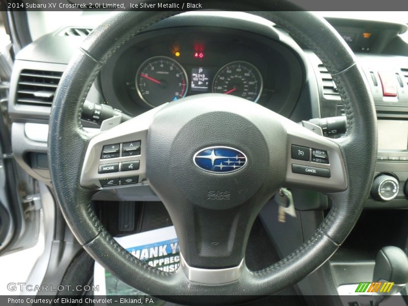 Ice Silver Metallic / Black 2014 Subaru XV Crosstrek 2.0i Limited