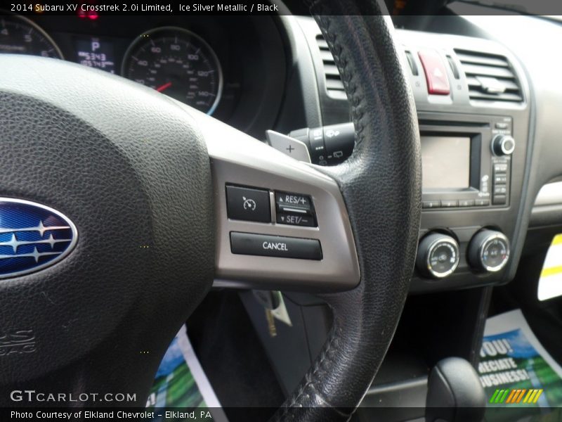 Ice Silver Metallic / Black 2014 Subaru XV Crosstrek 2.0i Limited