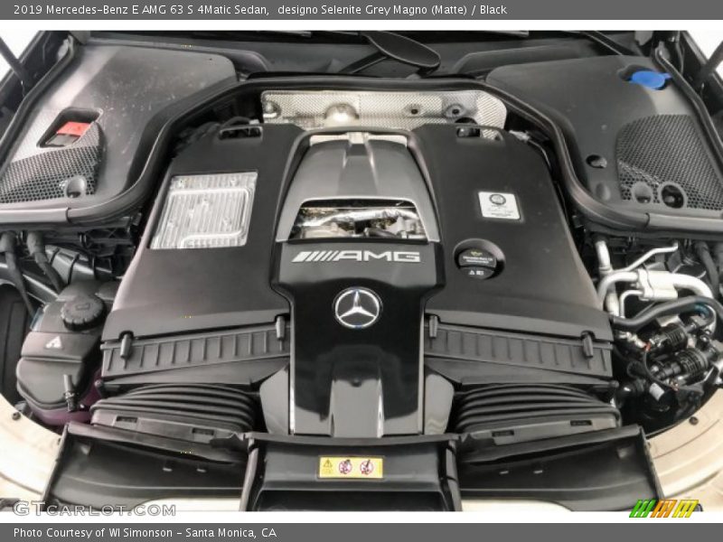  2019 E AMG 63 S 4Matic Sedan Engine - 4.0 Liter AMG biturbo DOHC 32-Valve VVT V8