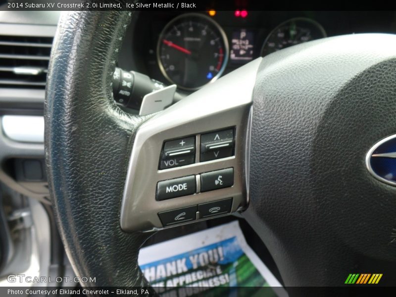 Ice Silver Metallic / Black 2014 Subaru XV Crosstrek 2.0i Limited