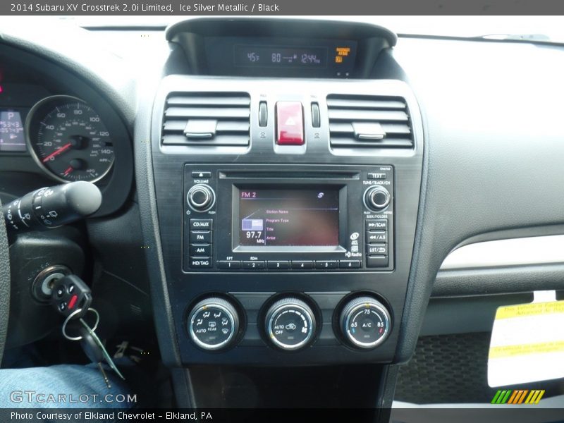 Ice Silver Metallic / Black 2014 Subaru XV Crosstrek 2.0i Limited