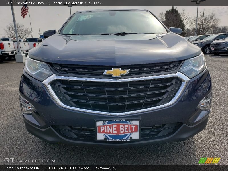 Storm Blue Metallic / Jet Black 2019 Chevrolet Equinox LT