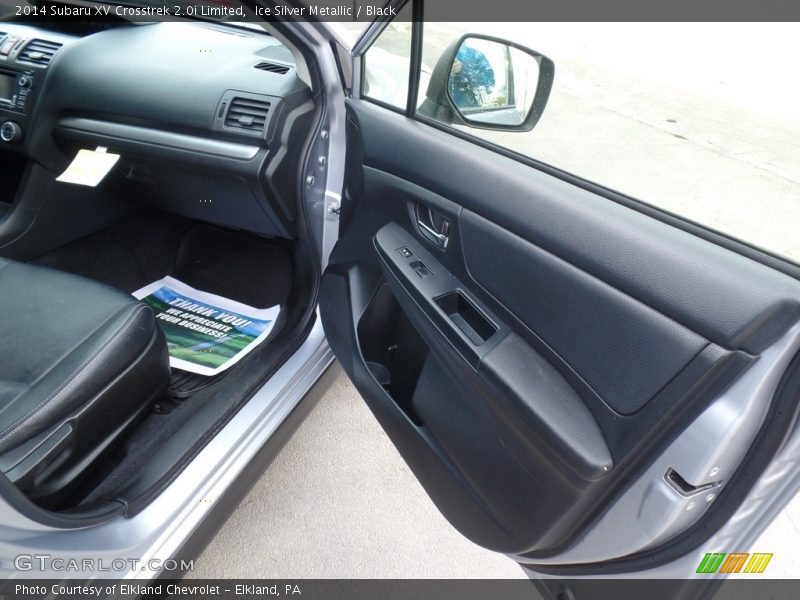 Ice Silver Metallic / Black 2014 Subaru XV Crosstrek 2.0i Limited