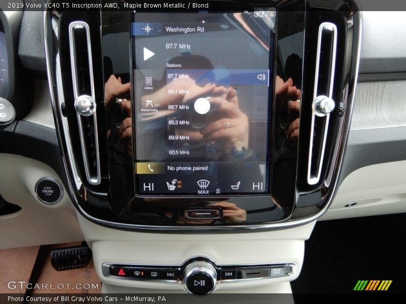 Maple Brown Metallic / Blond 2019 Volvo XC40 T5 Inscription AWD