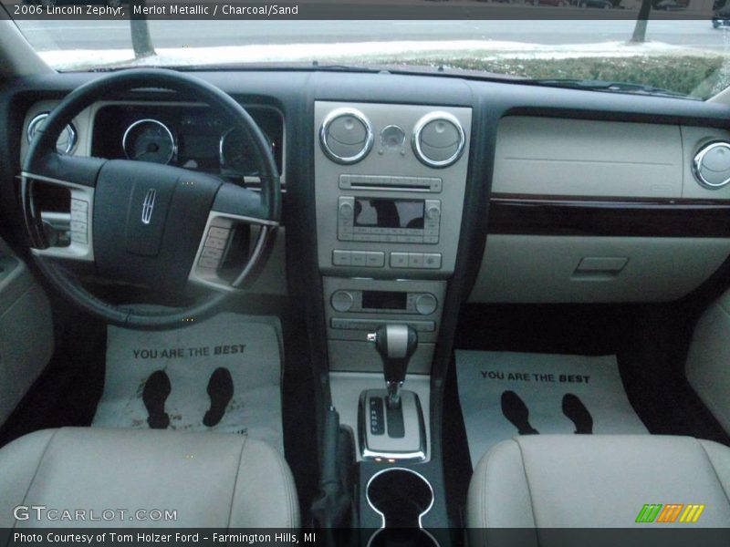 Merlot Metallic / Charcoal/Sand 2006 Lincoln Zephyr