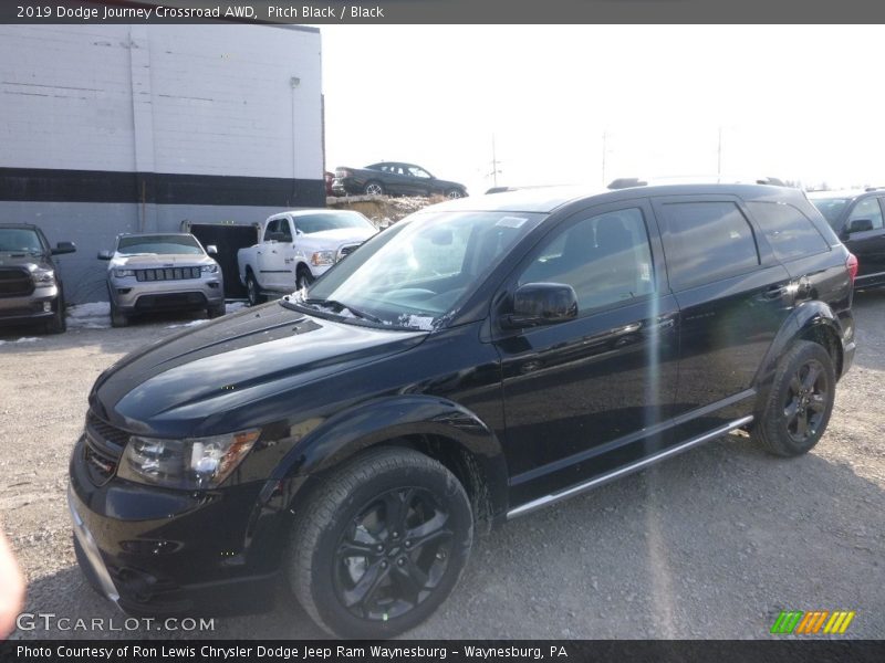 Pitch Black / Black 2019 Dodge Journey Crossroad AWD