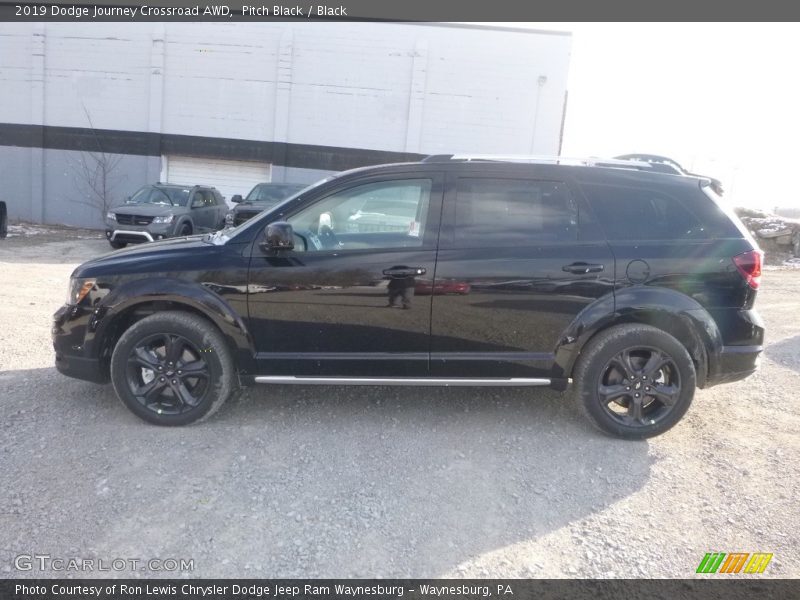 Pitch Black / Black 2019 Dodge Journey Crossroad AWD