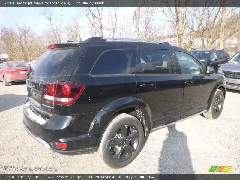 Pitch Black / Black 2019 Dodge Journey Crossroad AWD
