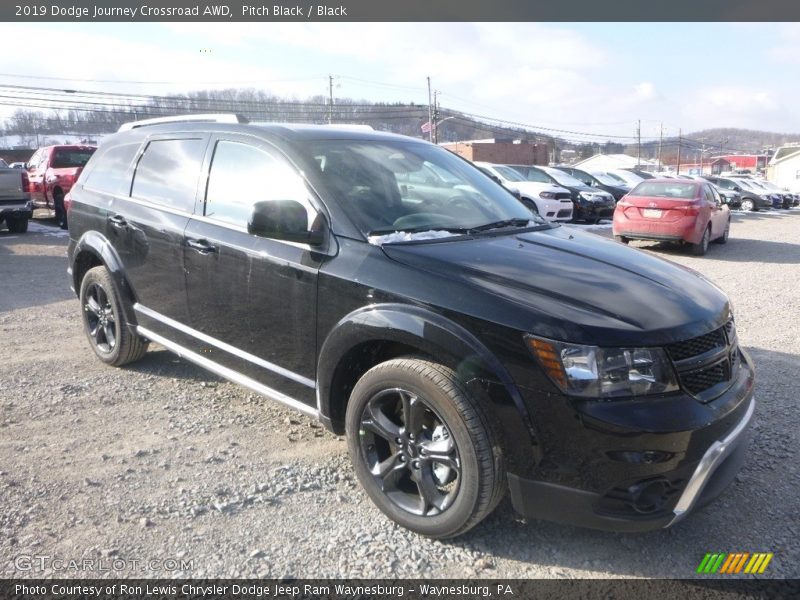 Pitch Black / Black 2019 Dodge Journey Crossroad AWD