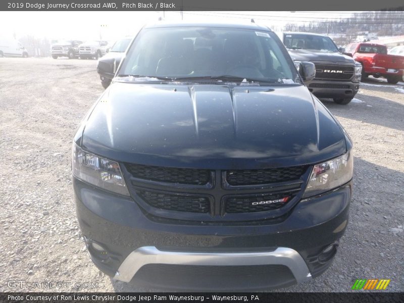 Pitch Black / Black 2019 Dodge Journey Crossroad AWD