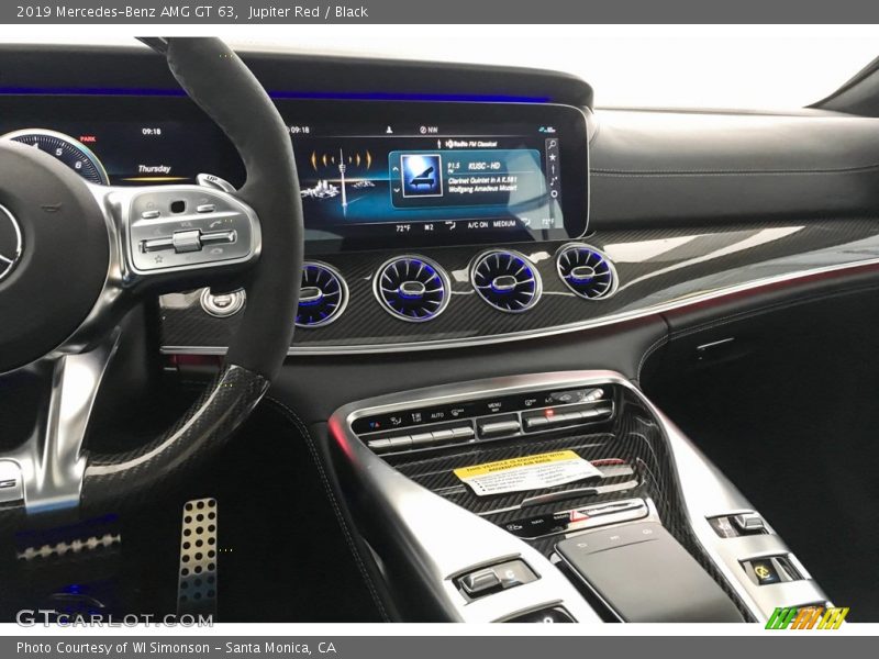 Dashboard of 2019 AMG GT 63