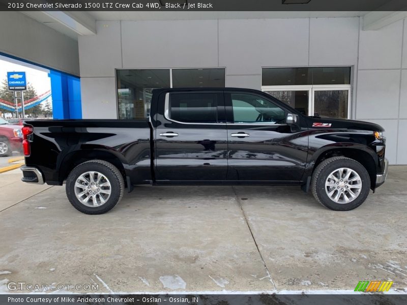 Black / Jet Black 2019 Chevrolet Silverado 1500 LTZ Crew Cab 4WD