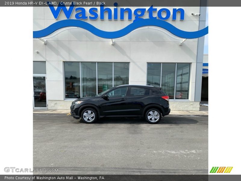 Crystal Black Pearl / Black 2019 Honda HR-V EX-L AWD