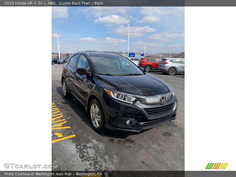 Crystal Black Pearl / Black 2019 Honda HR-V EX-L AWD