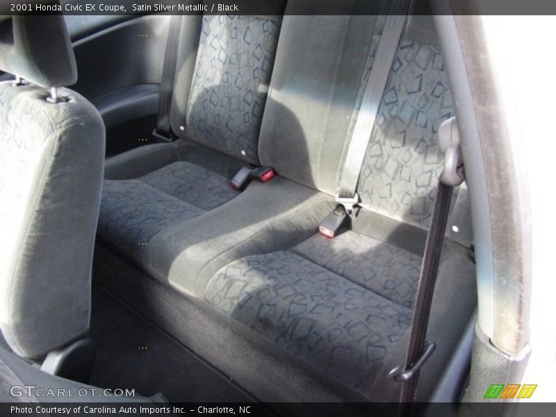 Satin Silver Metallic / Black 2001 Honda Civic EX Coupe